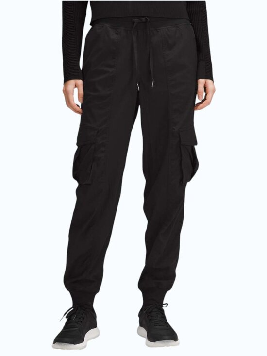 lululemon athletica Pants - Lululemon Dance Studio Relaxed-Fit Mid-Rise Cargo Jogger Pants Women's L Black